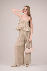 Caramel Flow Fit Co-ord